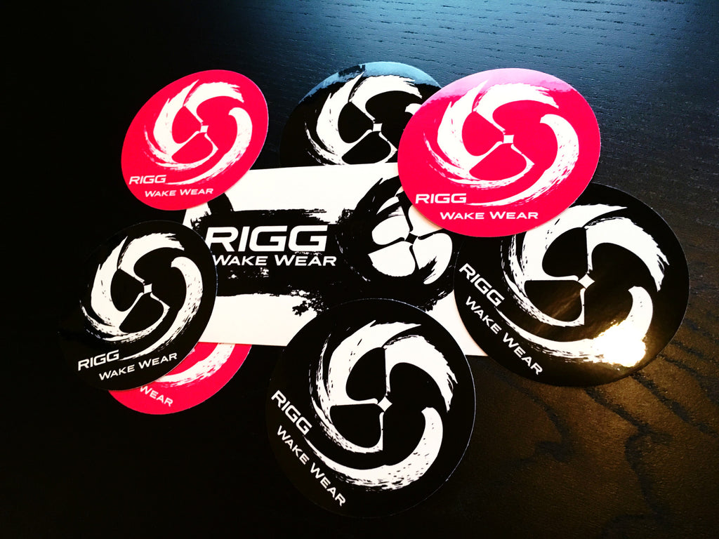 Stickers - Free With Purchase - Clothing, Stickers - Wake Wear, RIGG Wake Wear - RIGG Wake Wear
