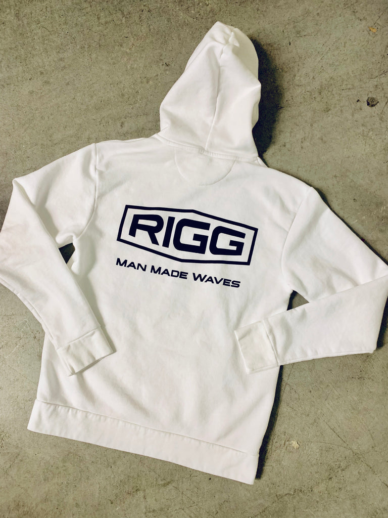 RIGG Man Made Waves Pullover Hoodie - Clothing, Hoody - Wake Wear, RIGG Wake Wear - RIGG Wake Wear