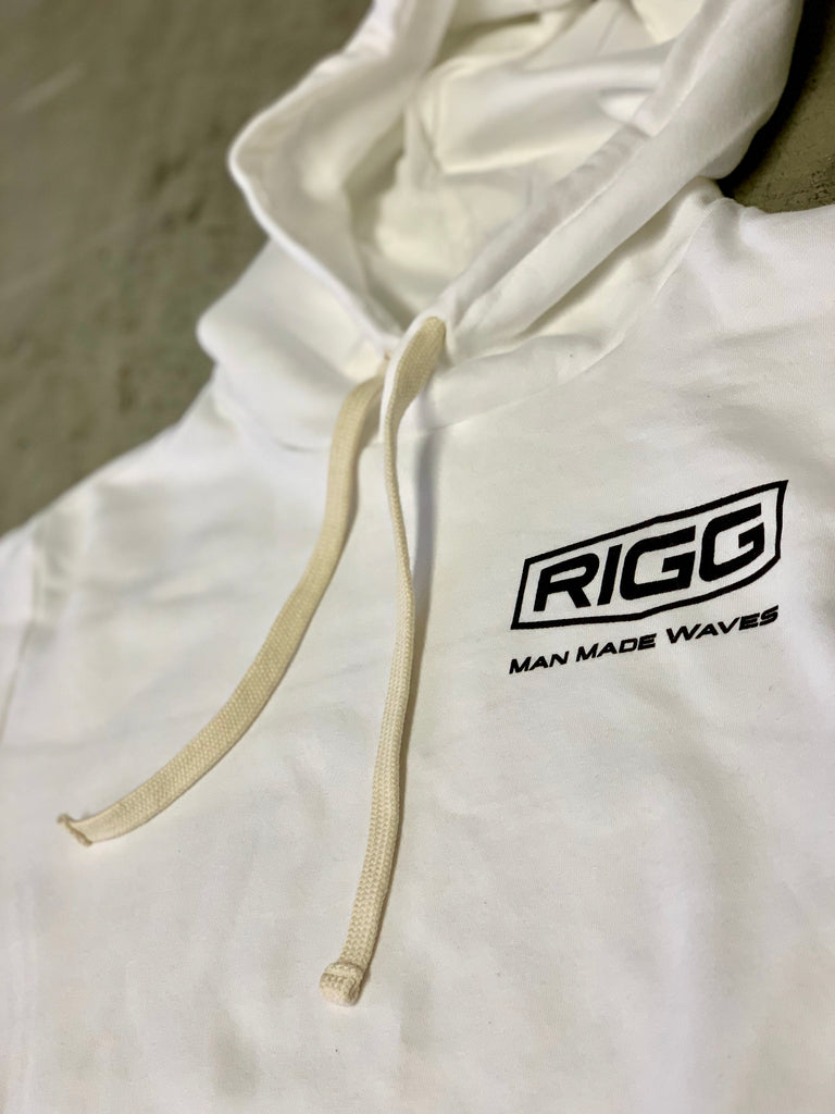 RIGG Man Made Waves Pullover Hoodie - Clothing, Hoody - Wake Wear, RIGG Wake Wear - RIGG Wake Wear