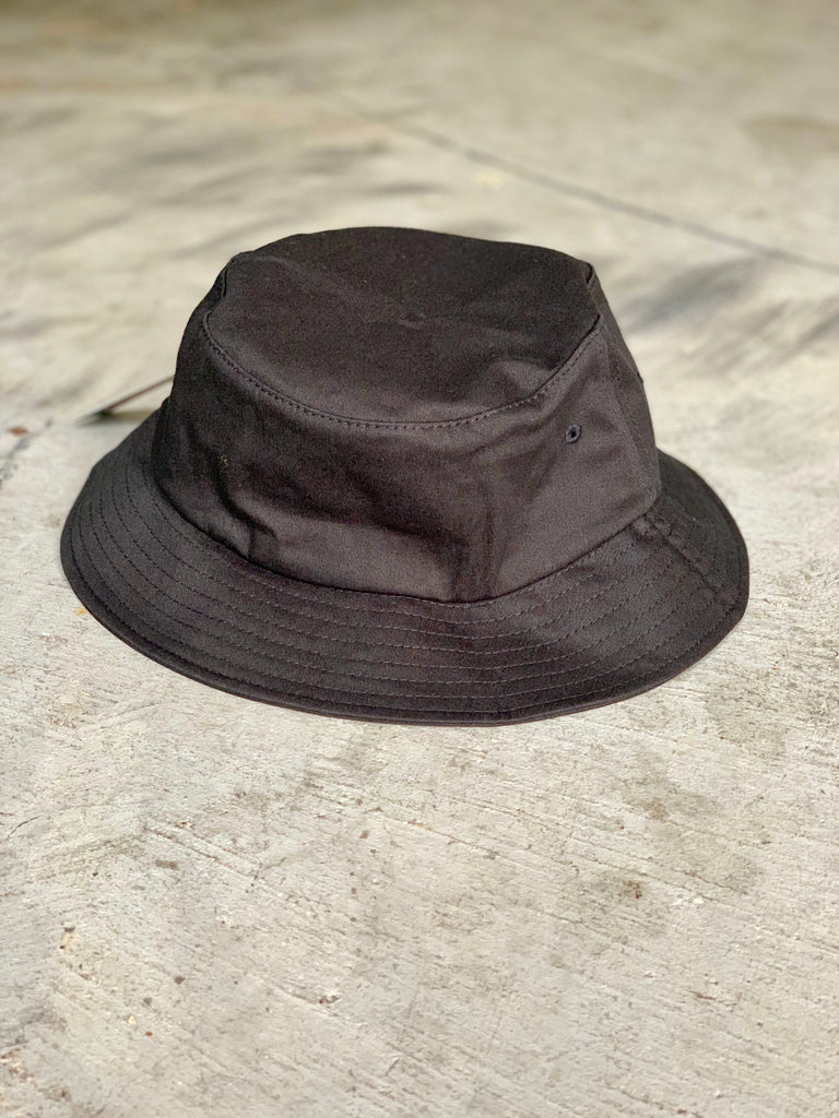 Black Twill Bucket Hat - Clothing, Hat - Wake Wear, RIGG Wake Wear - RIGG Wake Wear